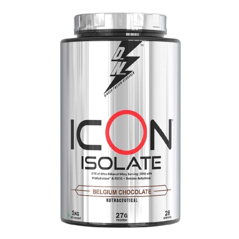 1 - Divine Nutrition Icon Isolate,  2.2 lb  Belgium Chocolate 