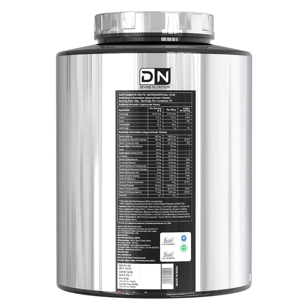 2 - Divine Nutrition Icon Isolate,  4.4 lb  Triple Chocolate 