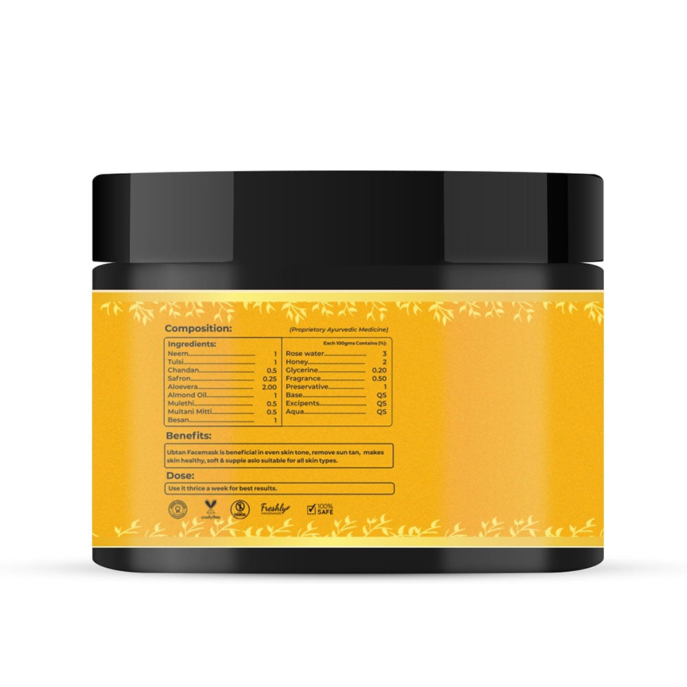 3 - Roopayur Ubtan Facepack,  50 g  for All Skin Types 