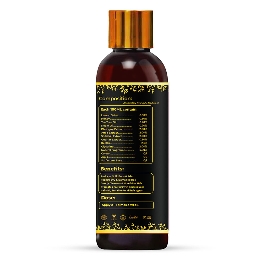 3 - Roopayur Anti Hair Fall & Anti Dandruff Shampoo,  100 ml  for Frizzy Hair 