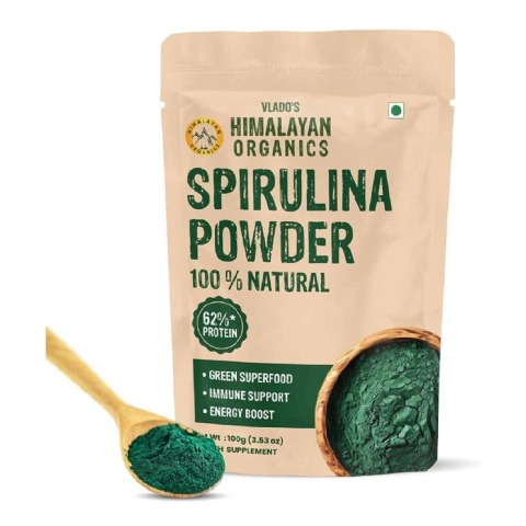 8 - Vlado's Himalayan Organics Spirulina Powder, 100 g
