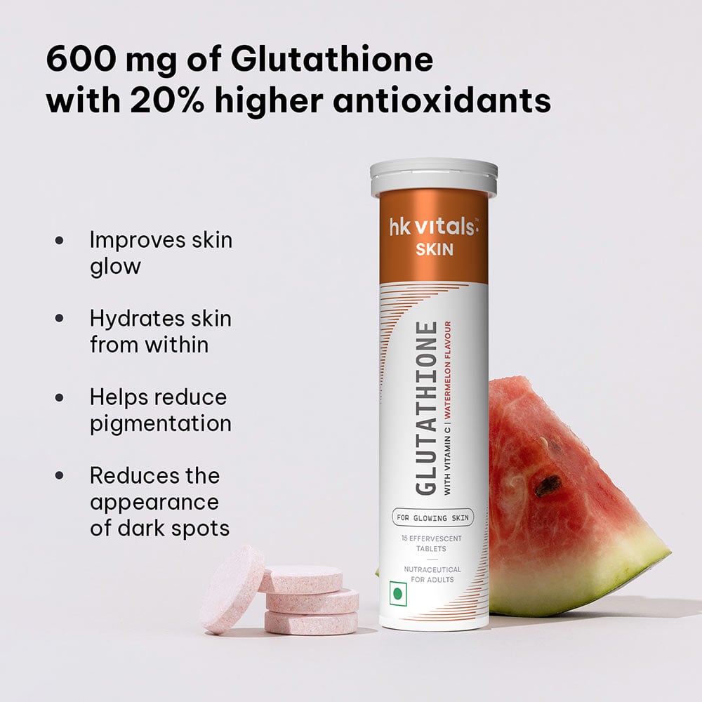 5 - HealthKart HK Vitals Glutathione Effervescent,  Watermelon  15 tablet(s)