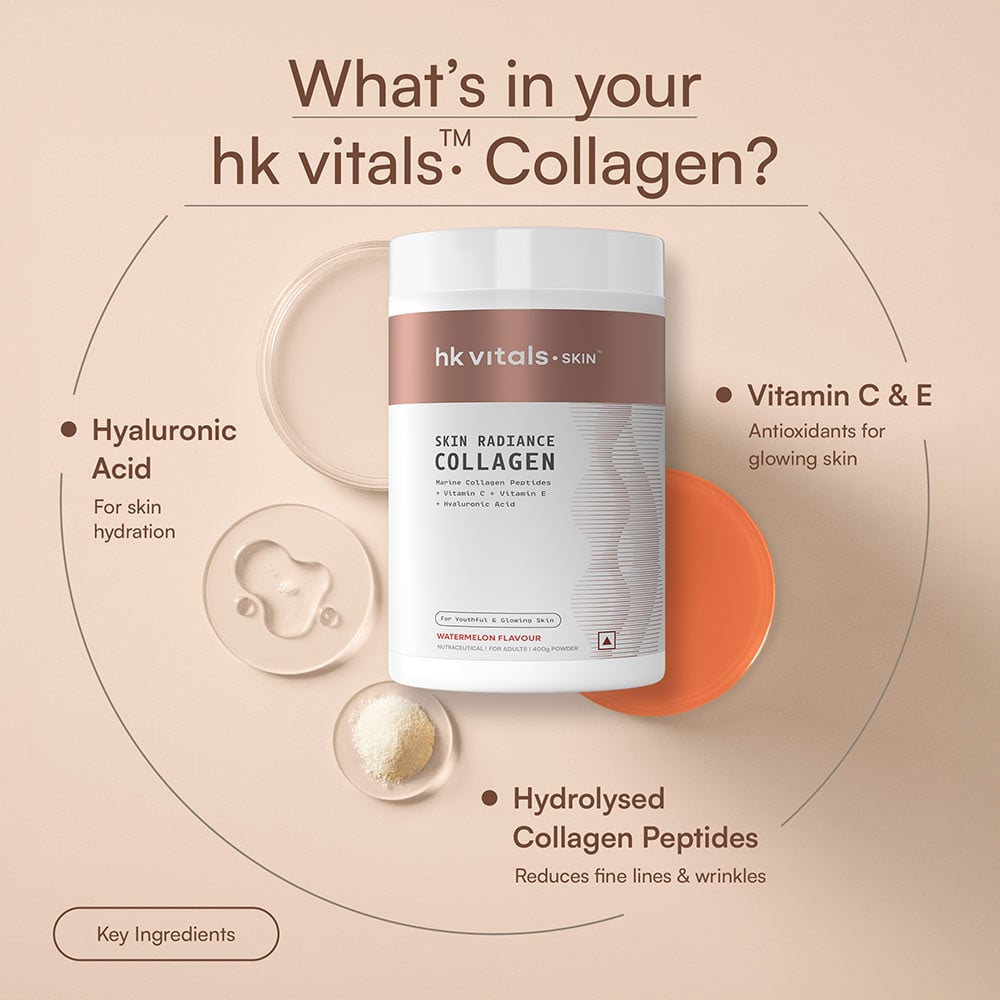 6 - HK Vitals Skin Radiance Collagen, Marine Collagen 400 g Watermelon