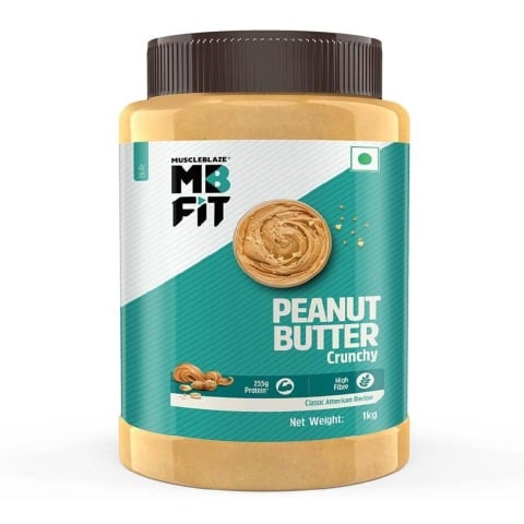 3 - MuscleBlaze Peanut Butter,  1 kg  Crunchy 