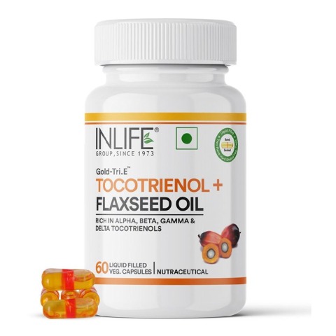 1 - INLIFE Tocotrienol & Flaxseed Oil, 60 veggie capsule(s)