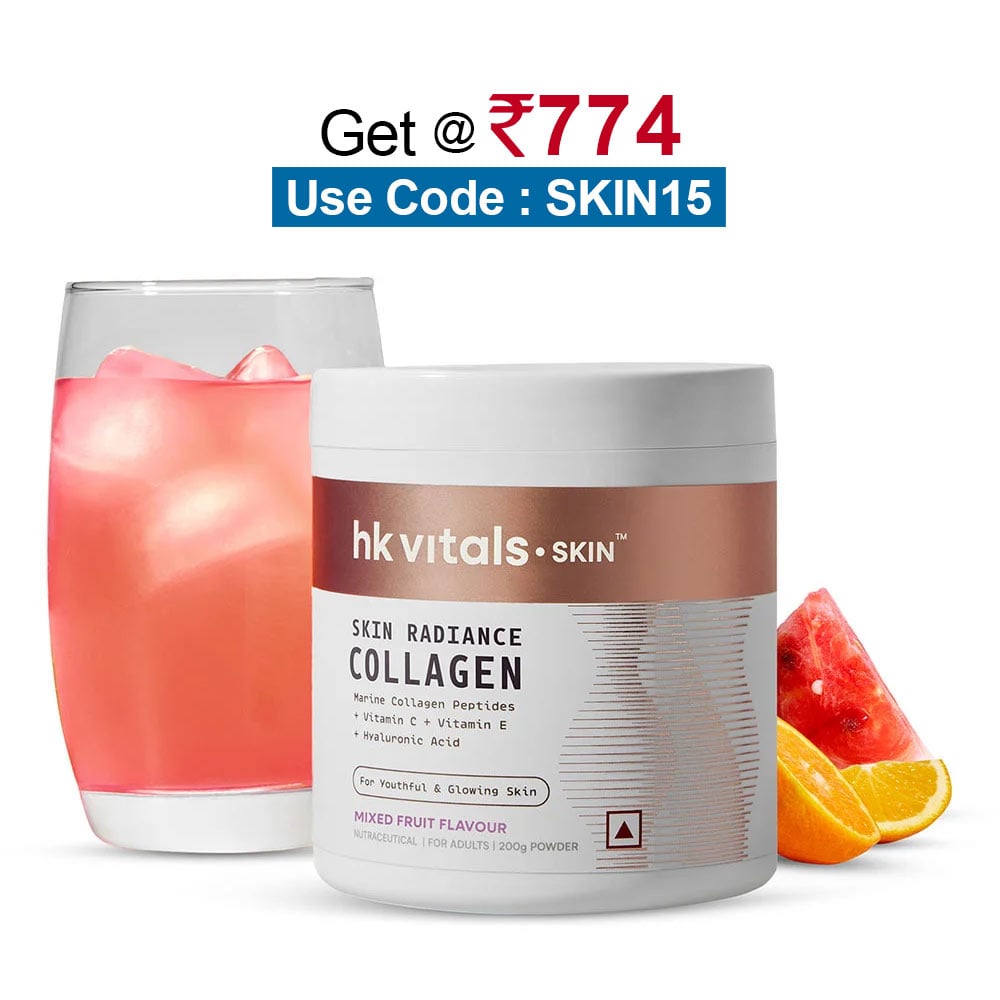 HealthKart HK Vitals Skin Radiance Collagen,  200 g  Mixed Fruit 