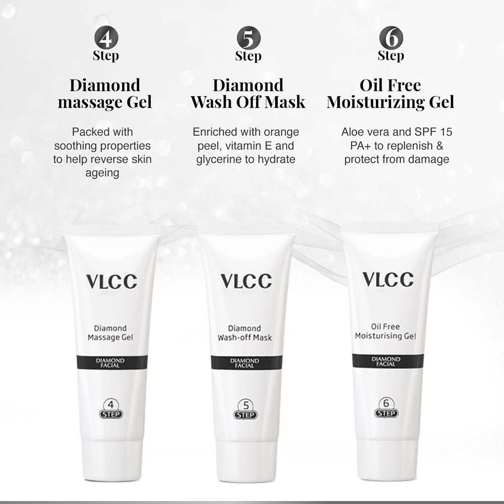 8 - VLCC Single Facial Kit,  60 g  Diamond 