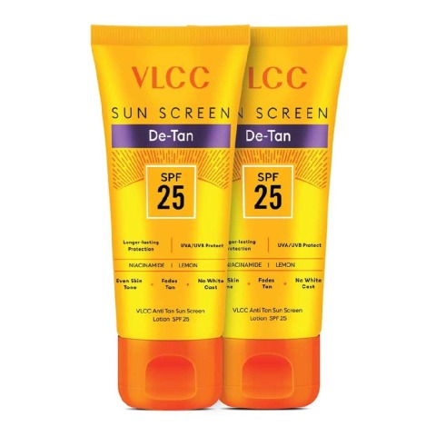 2 - VLCC Anti Tan Sun Screen Lotion,  100 g  SPF 25 PA+ (Buy 1 Get 1 Free) 