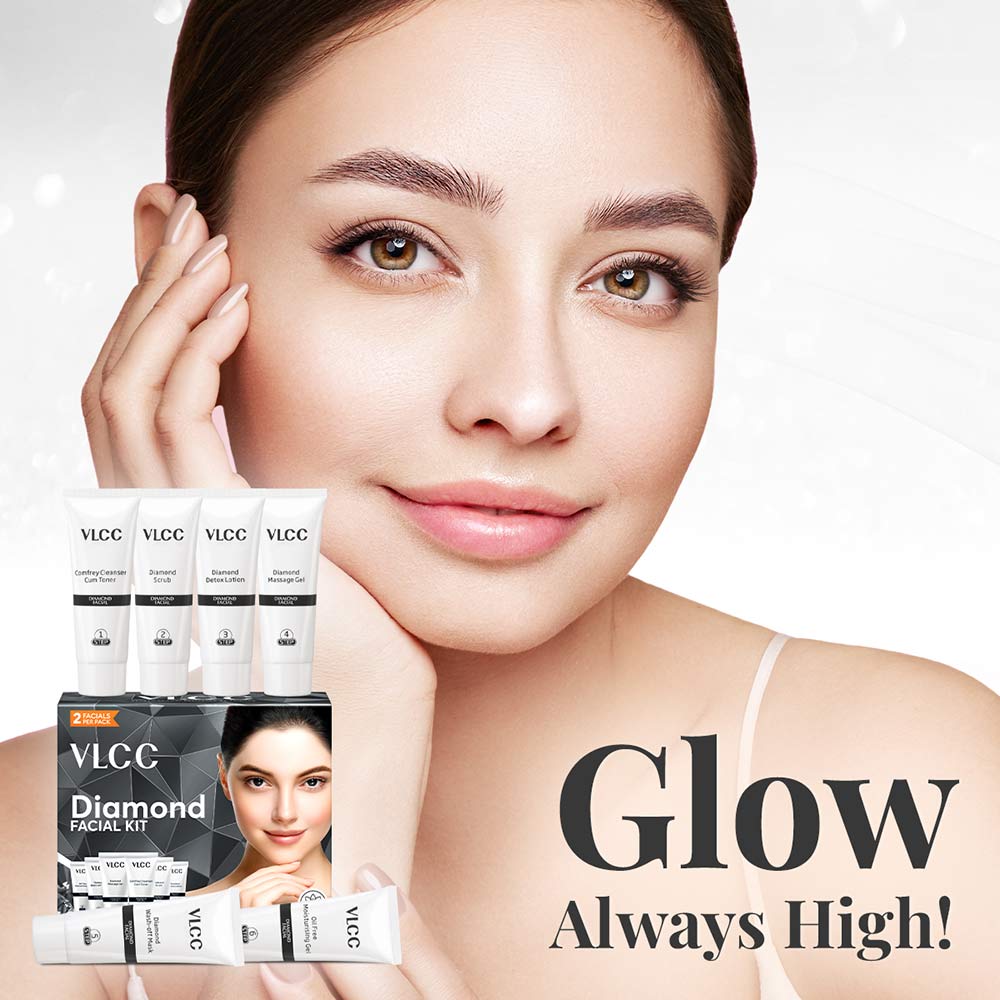 2 - VLCC Single Facial Kit,  60 g  Diamond 