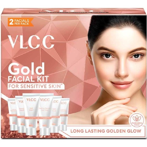 2 - VLCC Gold Facial kit,  60 g  for Sensitive Skin 