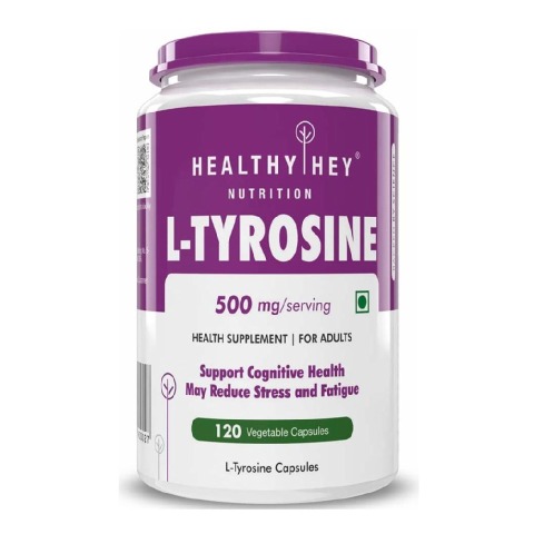 1 - HealthyHey Nutrition L-Tyrosine,  120 capsules 