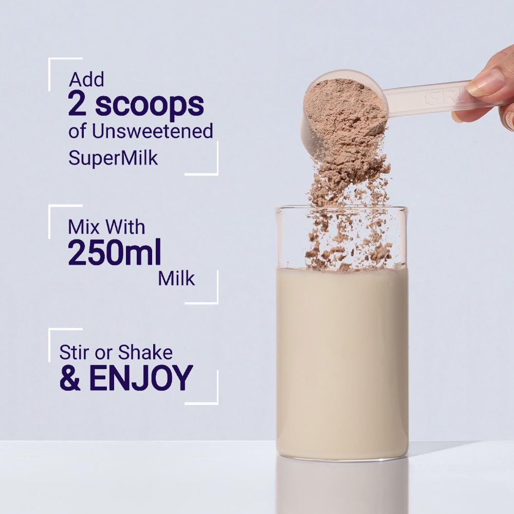 7 - Supermilk Height+ for Boy/Girl 2 to 6 years,  800 g  Double Chocolate  2-6 Yrs  Boy/Girl  Height+  With Unrefined Sugar