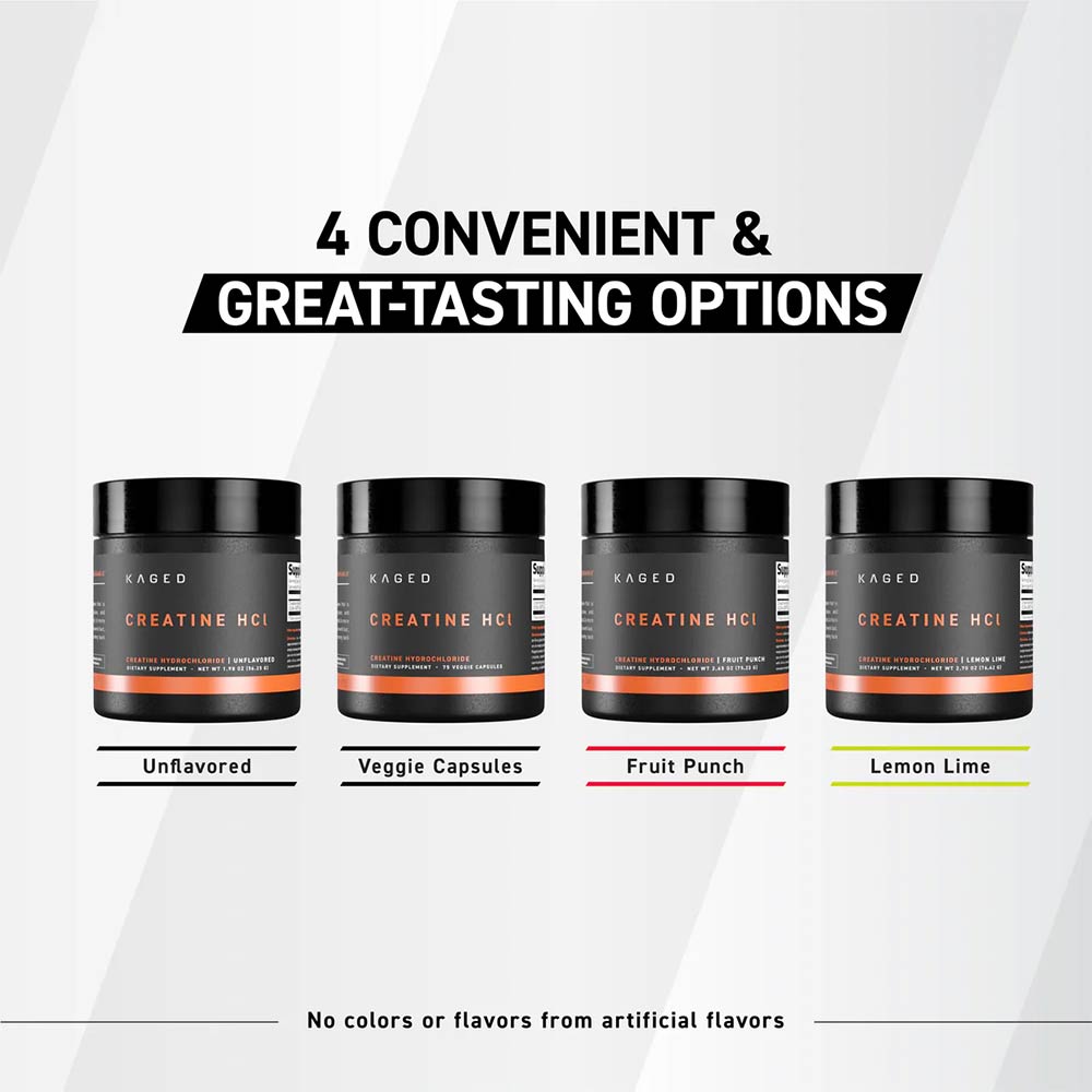 6 - Kaged Muscle C-HCl Creatine,  Lemon Lime  0.19 lb 