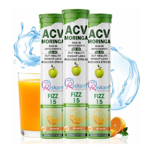 1 - Raskam ACV Moringa, 15 tablet(s) Orange (Pack of 3)