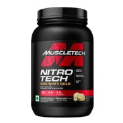 MuscleTech Nitrotech 100% Whey Gold- 2 lb French Vanilla Cream - India