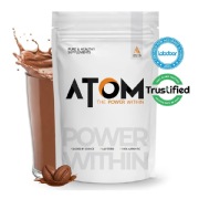 AS-IT-IS Nutrition ATOM Whey Protein with Enzymes- 4.4 lb Mocha Cappuccino