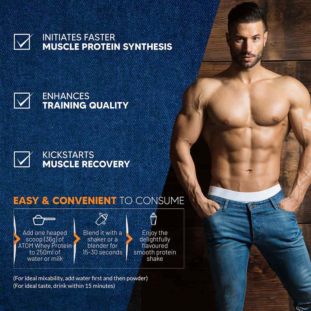 2 - AS-IT-IS Nutrition ATOM Whey Protein with Enzymes,  2.2 lb  Choco Peanut 