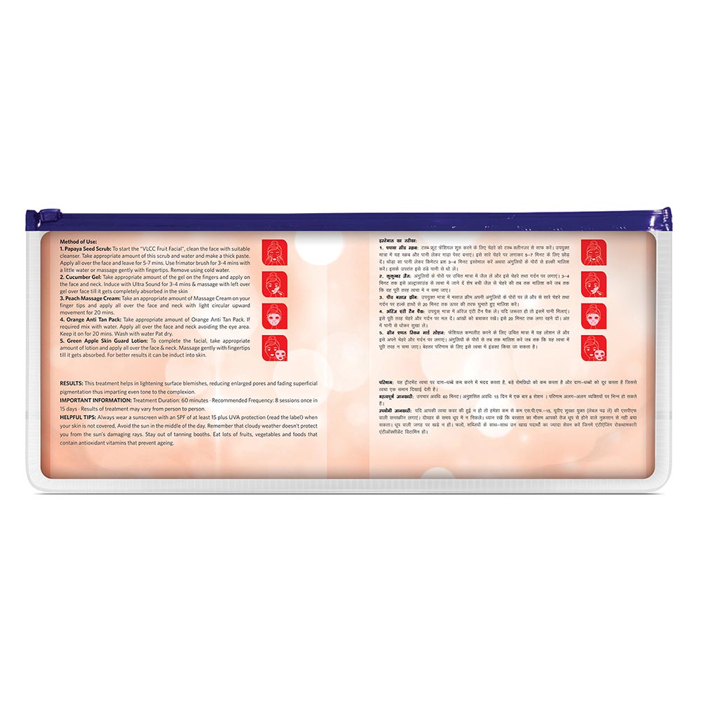 8 - VLCC Fruit Facial Kit,  300 g  for All Skin Types (Papaya) 