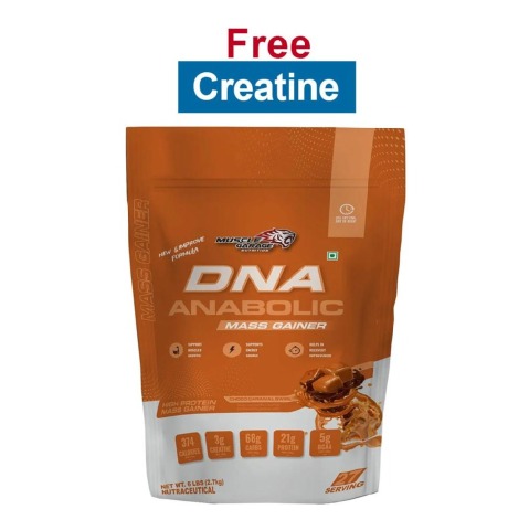 Muscle Garage DNA Anabolic Mass Gainer, 6 lb Choco Caramel