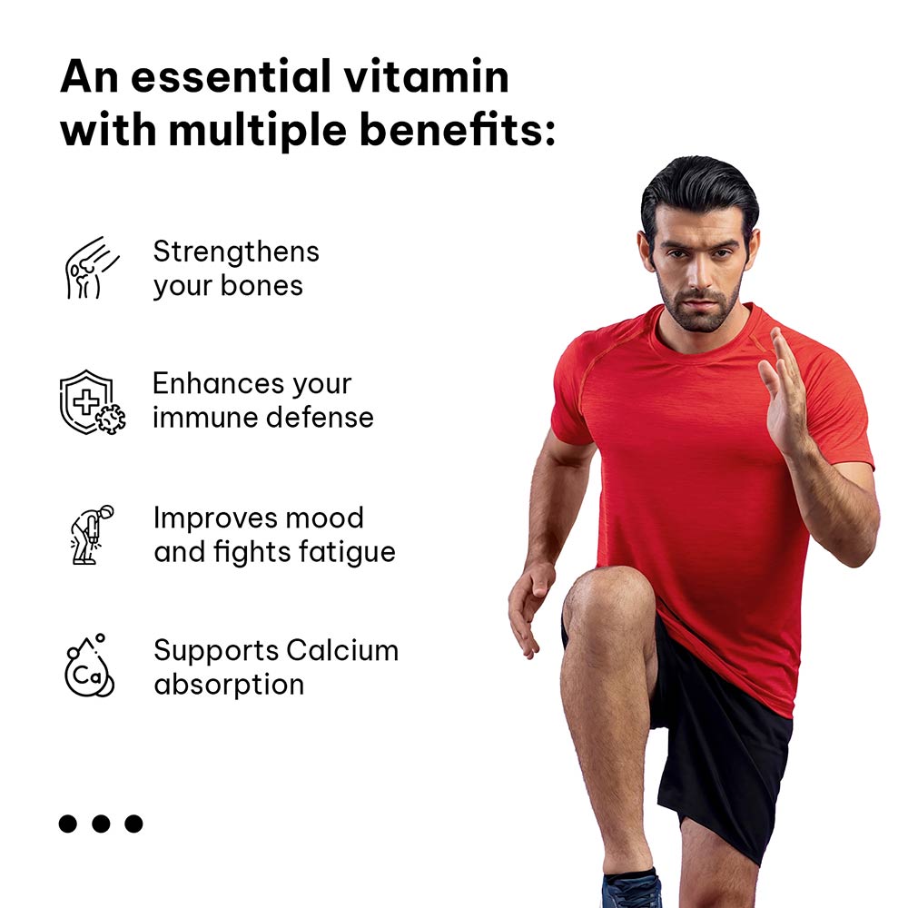 6 - HealthKart HK Vitals Vitamin D3,  90 capsules  Unflavoured