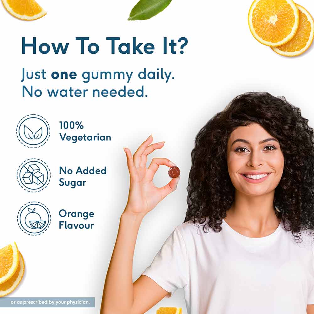 6 - HK Vitals Multivitamin Gummies,  60 gummies  Orange