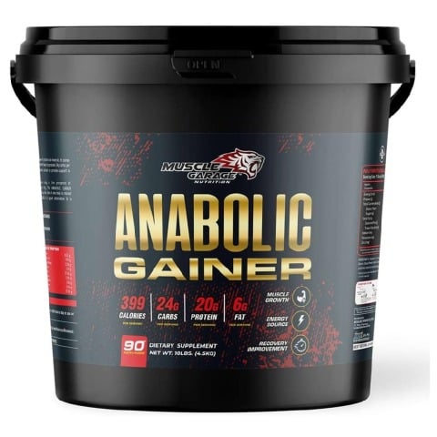 1 - Muscle Garage Anabolic Gainer,  9.92 lb  Choco Caramel 