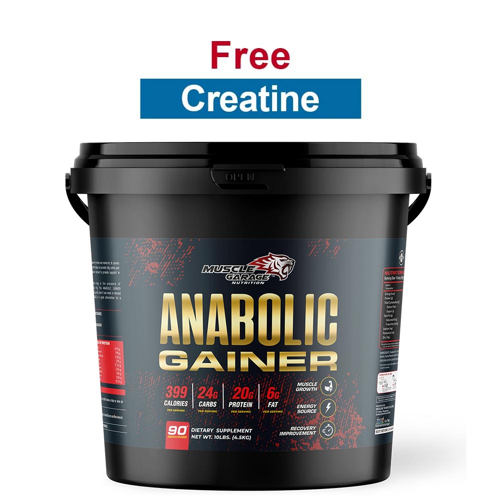 Muscle Garage Anabolic Gainer,  9.92 lb  Choco Caramel 