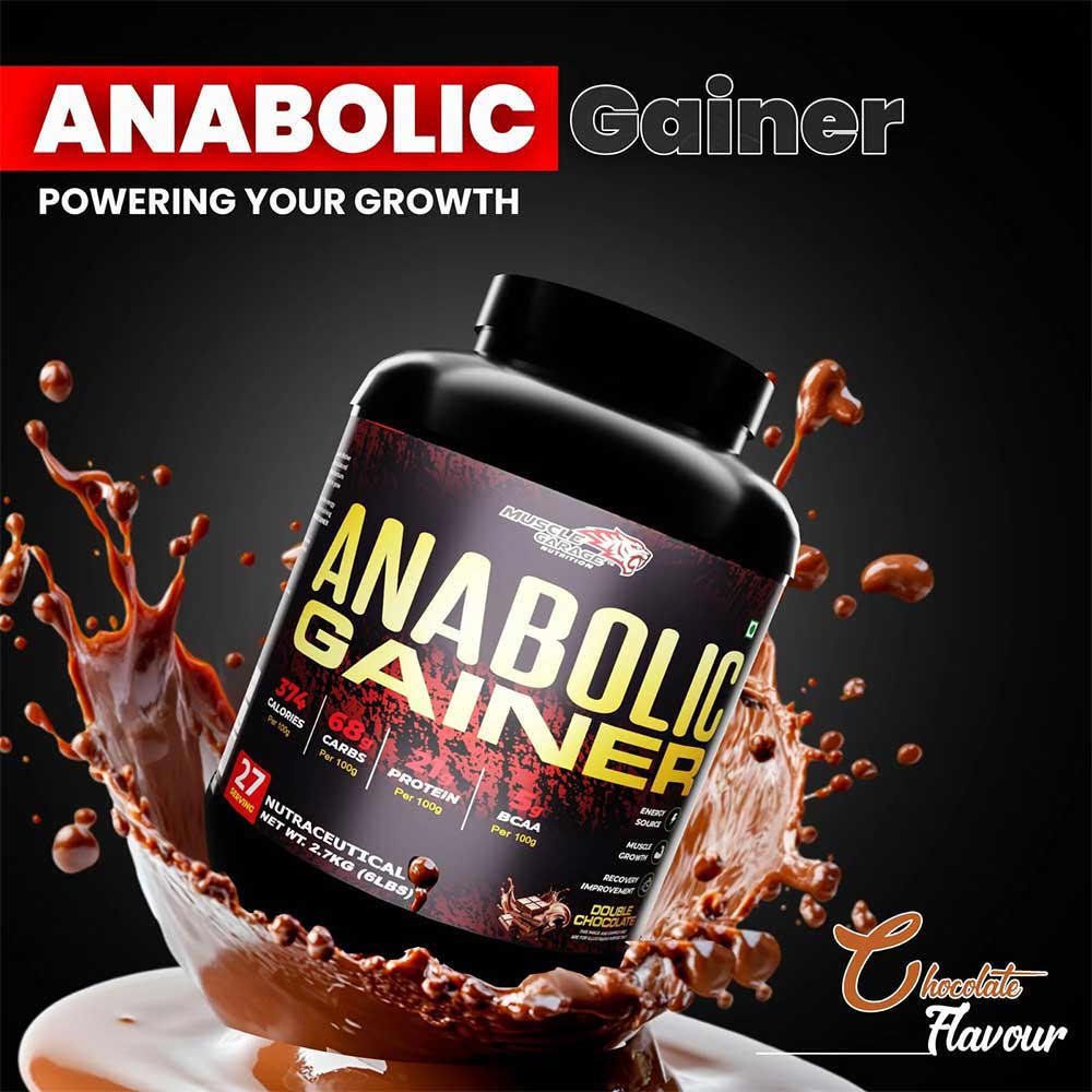 5 - Muscle Garage Anabolic Gainer,  5.95 lb  Chocolate 