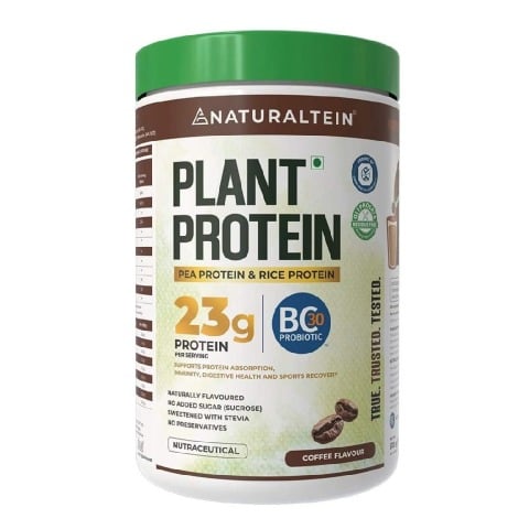 1 - NATURALTEIN Plant Protein,  1.1 lb  Coffee 