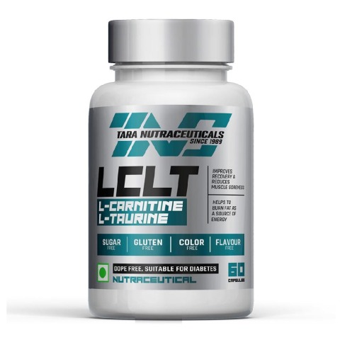 1 - Tara Nutraceuticals LCLT L-Carnitine L-Taurine, 60 capsules Unflavoured