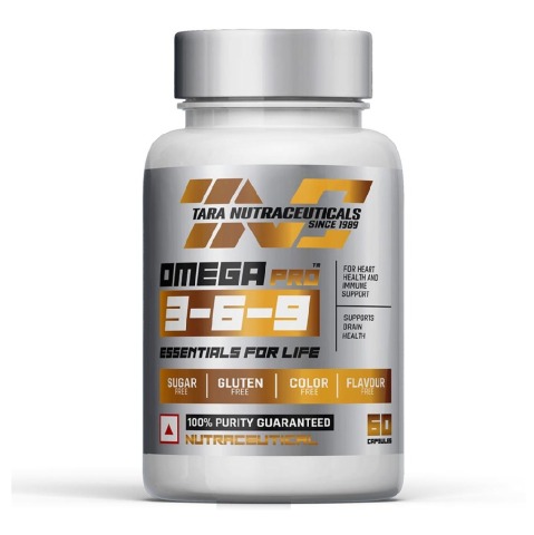 1 - Tara Nutraceuticals Omega Pro 3-6-9,  60 capsules 
