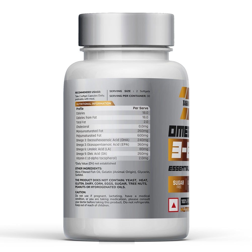 2 - Tara Nutraceuticals Omega Pro 3-6-9,  60 capsules 