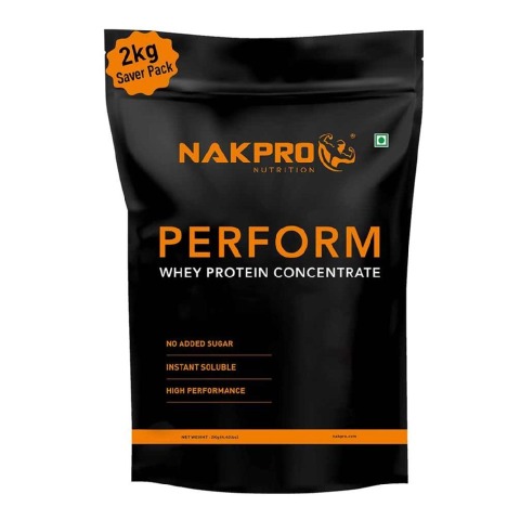 1 - Nakpro Perform Whey Protein Concentrate,  2.2 lb  Chocolate (Pack of 2) 