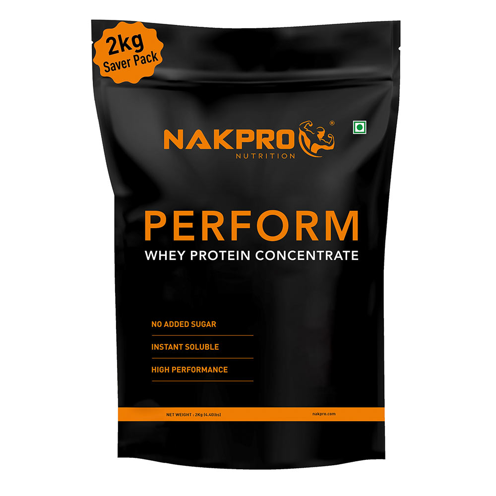 1 - Nakpro Perform Whey Protein Concentrate,  2.2 lb  Cookies & Cream (Pack of 2) 