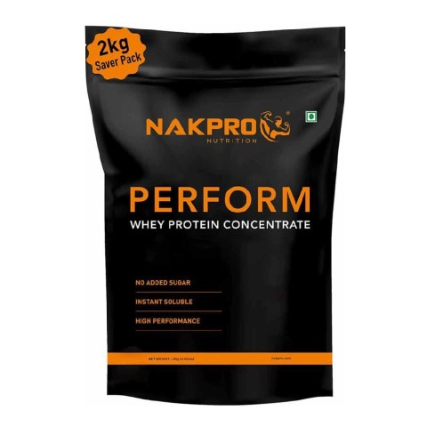 1 - Nakpro Perform Whey Protein Concentrate,  2.2 lb  Unflavoured (Pack of 2) 
