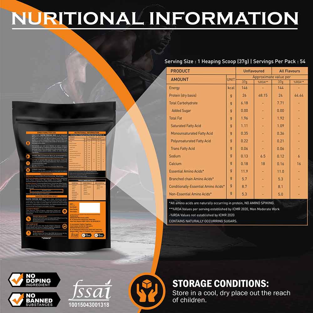 3 - Nakpro Perform Whey Protein Concentrate,  2.2 lb  Cookies & Cream (Pack of 2) 
