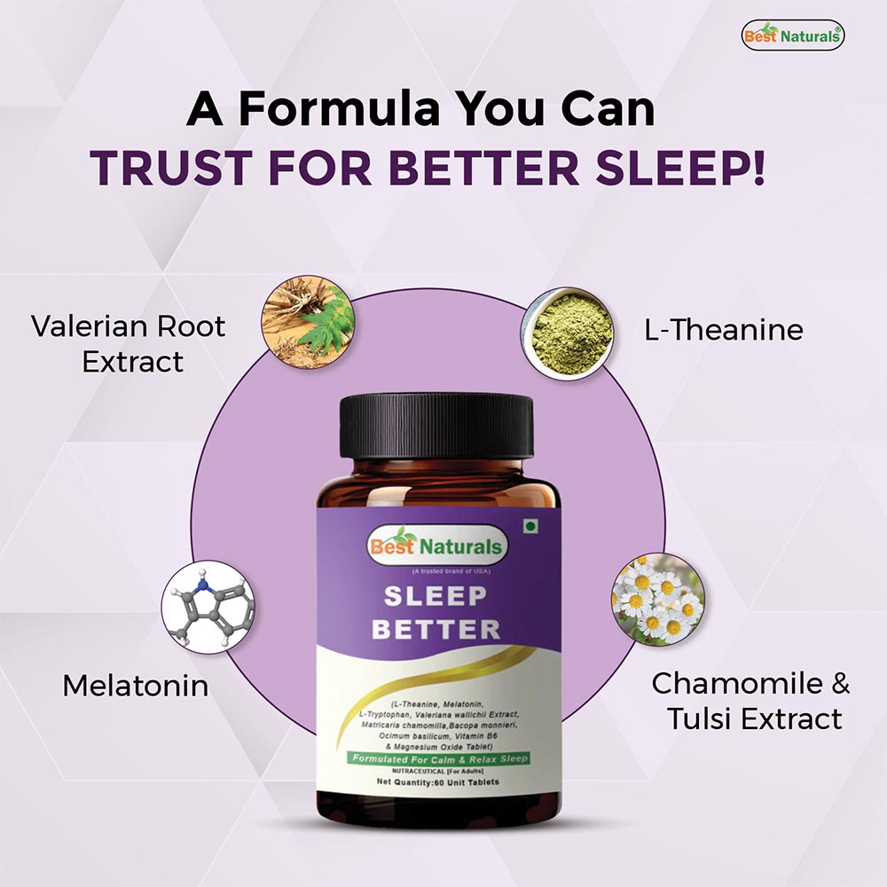 2 - Best Naturals Sleep Better,  60 tablet(s)  Unflavoured 