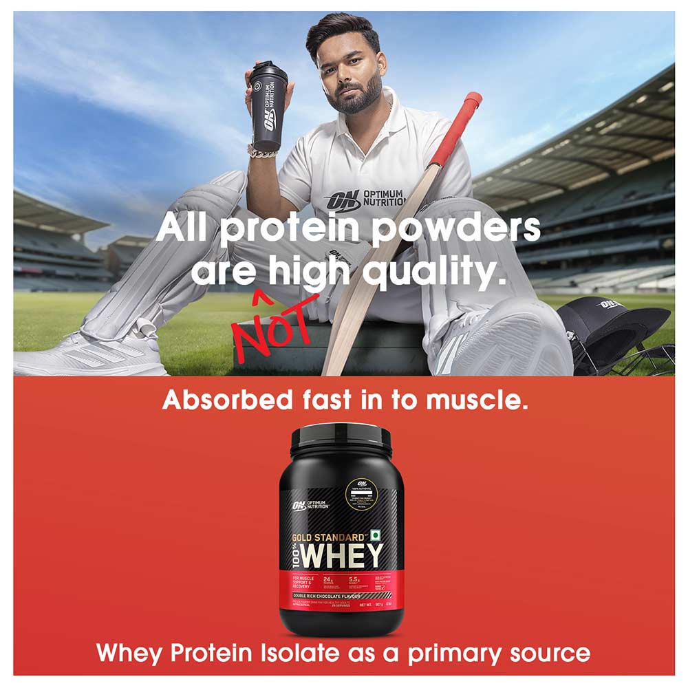 3 - ON (Optimum Nutrition) Gold Standard 100% Whey Protein,  2 lb  Double Rich Chocolate 