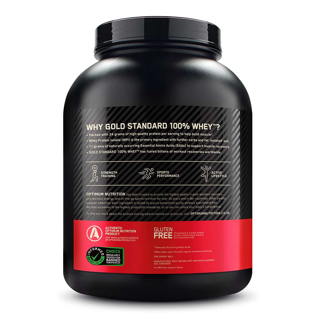 11 - ON (Optimum Nutrition) Gold Standard 100% Whey Protein,  5 lb  Cookies & Cream 