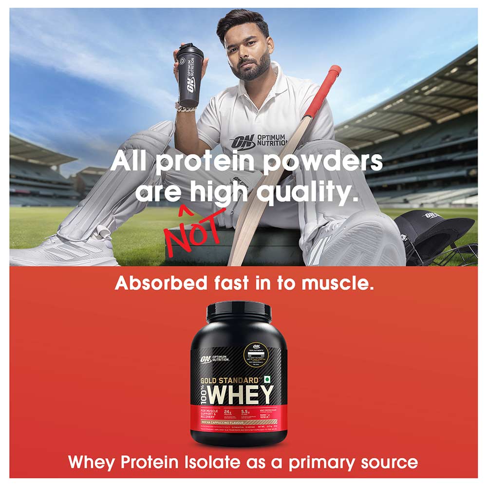 3 - ON (Optimum Nutrition) Gold Standard 100% Whey Protein,  5 lb  Mocha Cappuccino 
