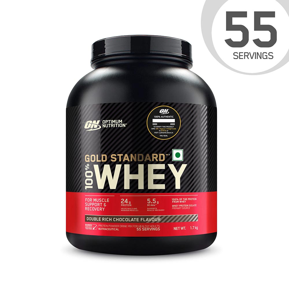 1 - ON (Optimum Nutrition) Gold Standard 100% Whey Protein,  3.74 lb  Double Rich Chocolate 
