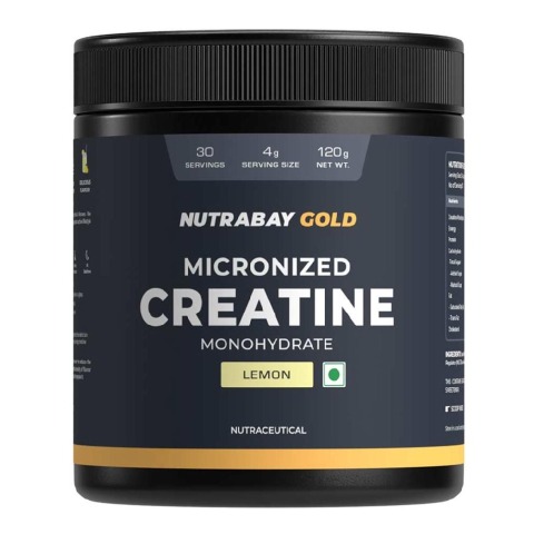 2 - Nutrabay Gold Micronised Creatine Monohydrate,  Lemon  0.26 lb 