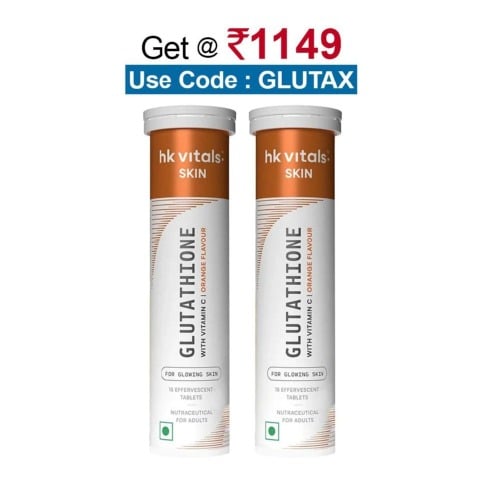 HealthKart HK Vitals Glutathione Effervescent,  Orange  30 tablet(s) 