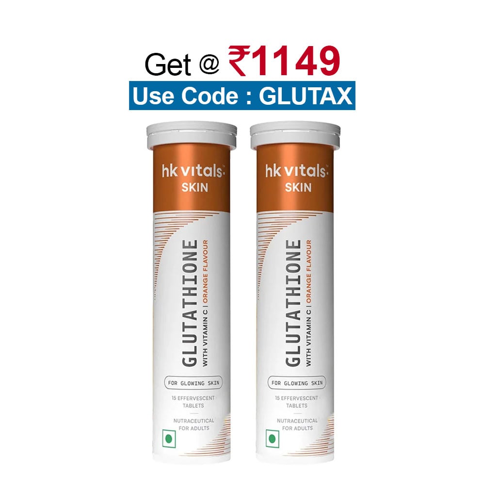 HealthKart HK Vitals Glutathione Effervescent,  Orange  30 tablet(s) 