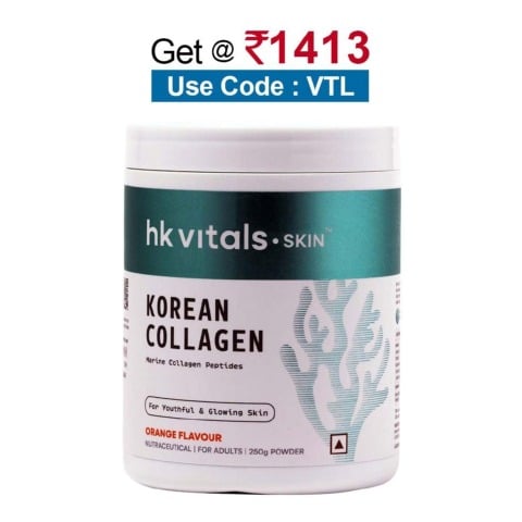 HealthKart HK Vitals Korean Skin Collagen,  250 g  Orange 