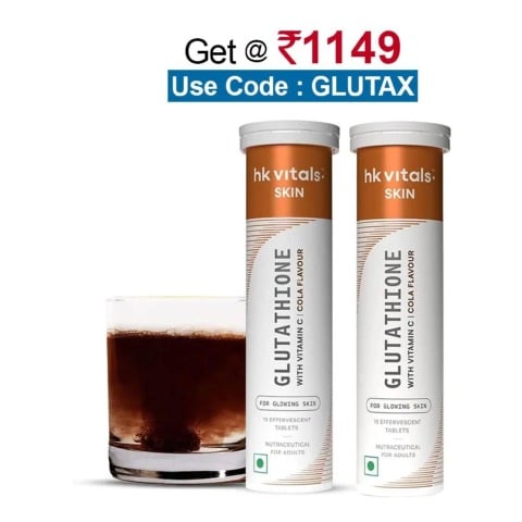 HealthKart HK Vitals Glutathione Effervescent,  Cola  30 tablet(s)