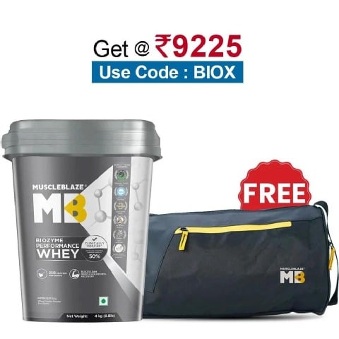 MuscleBlaze Biozyme Performance Whey,  8.8 lb  Rich Chocolate 