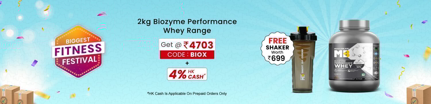 Biozyme Performance Whey 2kg Range | Extra 4% | BIOX | Freebie