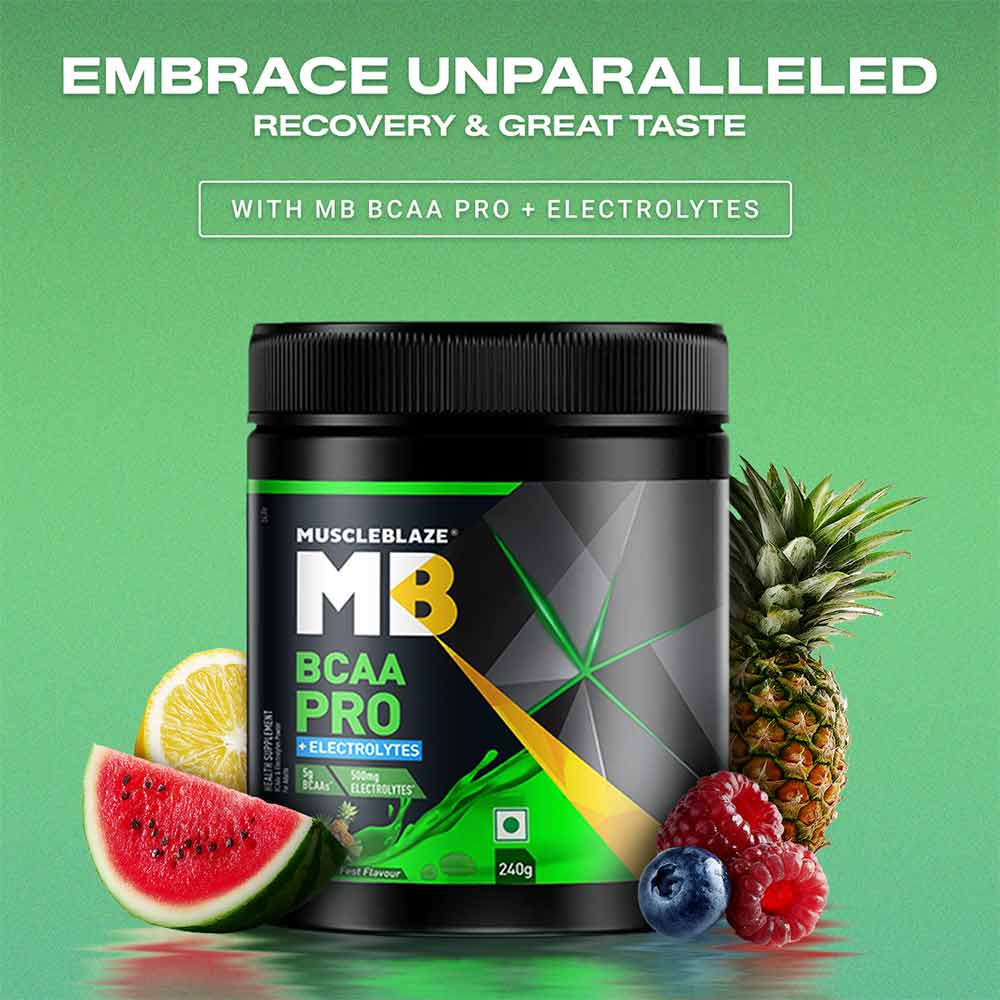 2 - MuscleBlaze BCAA Pro,  0.53 lb  30 Servings  Tropical Fest