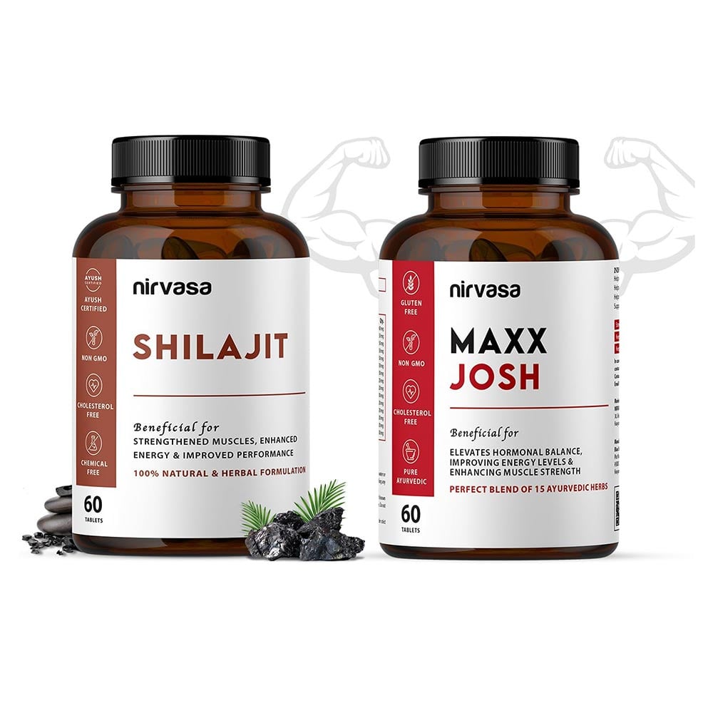 Nirvasa Shilajit & Maxx Josh Combo, 60 tablet(s)-picture-3